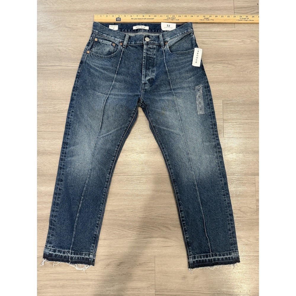 Pacsun Vintage Loose Crop Women's Size 32 Jeans Denim Button Fly